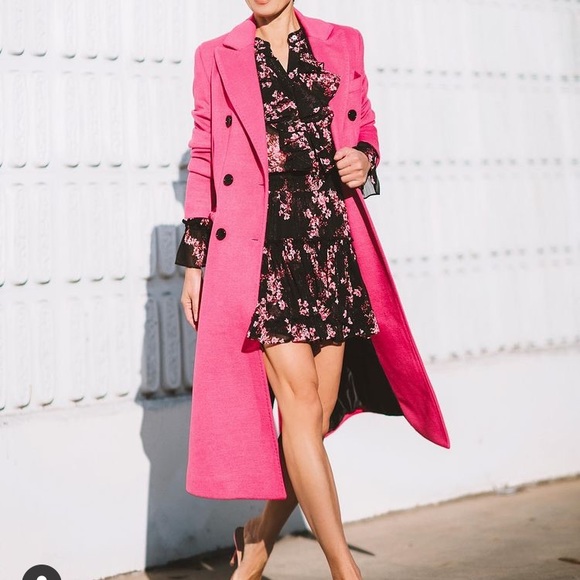 Jijil Jackets & Blazers - JIJIL Pink Coat